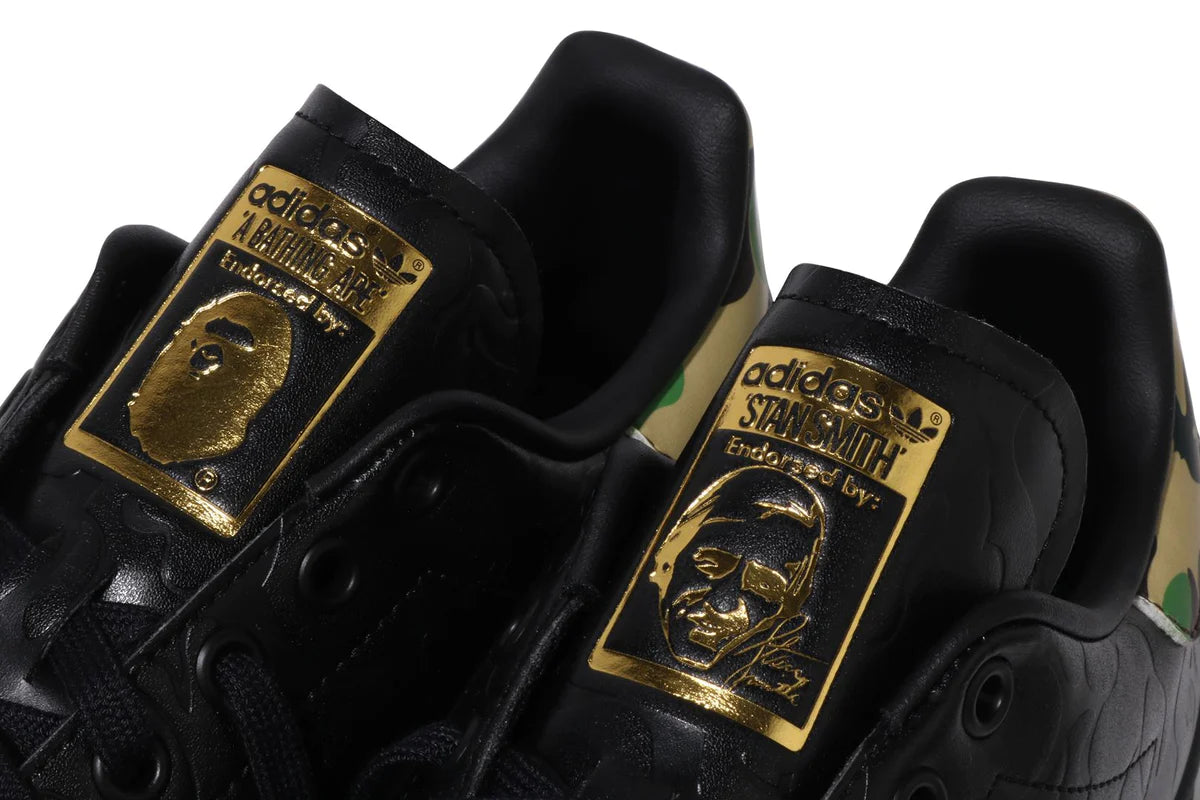 BAPE X ADIDAS STAN SMITH 30th ANNIVERSARY BLACK