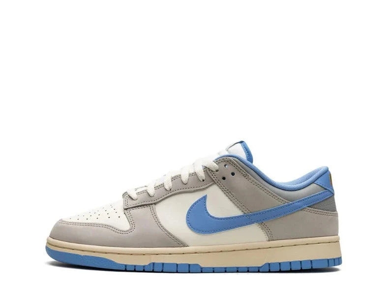 NIKE DUNK LOW ATHLETIC DEPARTMENT LIGHT SMOKE GREY UNIVERSITY BLUE
