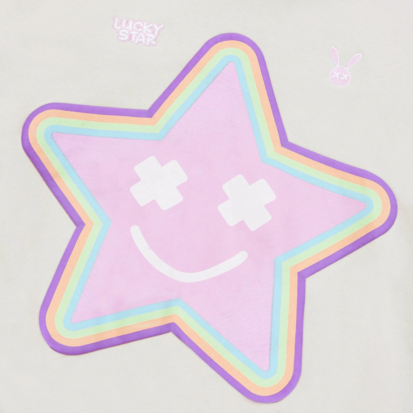 BAD RABBIT BEIGE STAR HOODIE