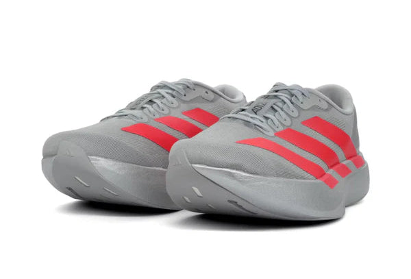 adidas Adizero Evo SL Silver Metallic Lucid Red