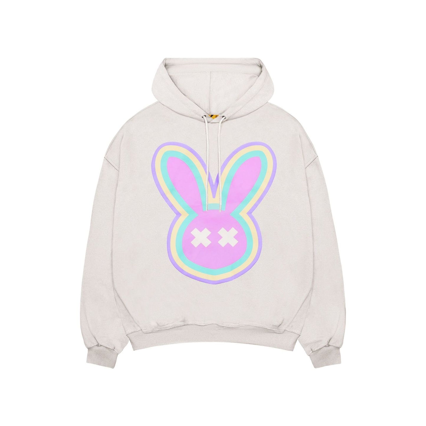 NEON RABBIT HOODIE - SAND