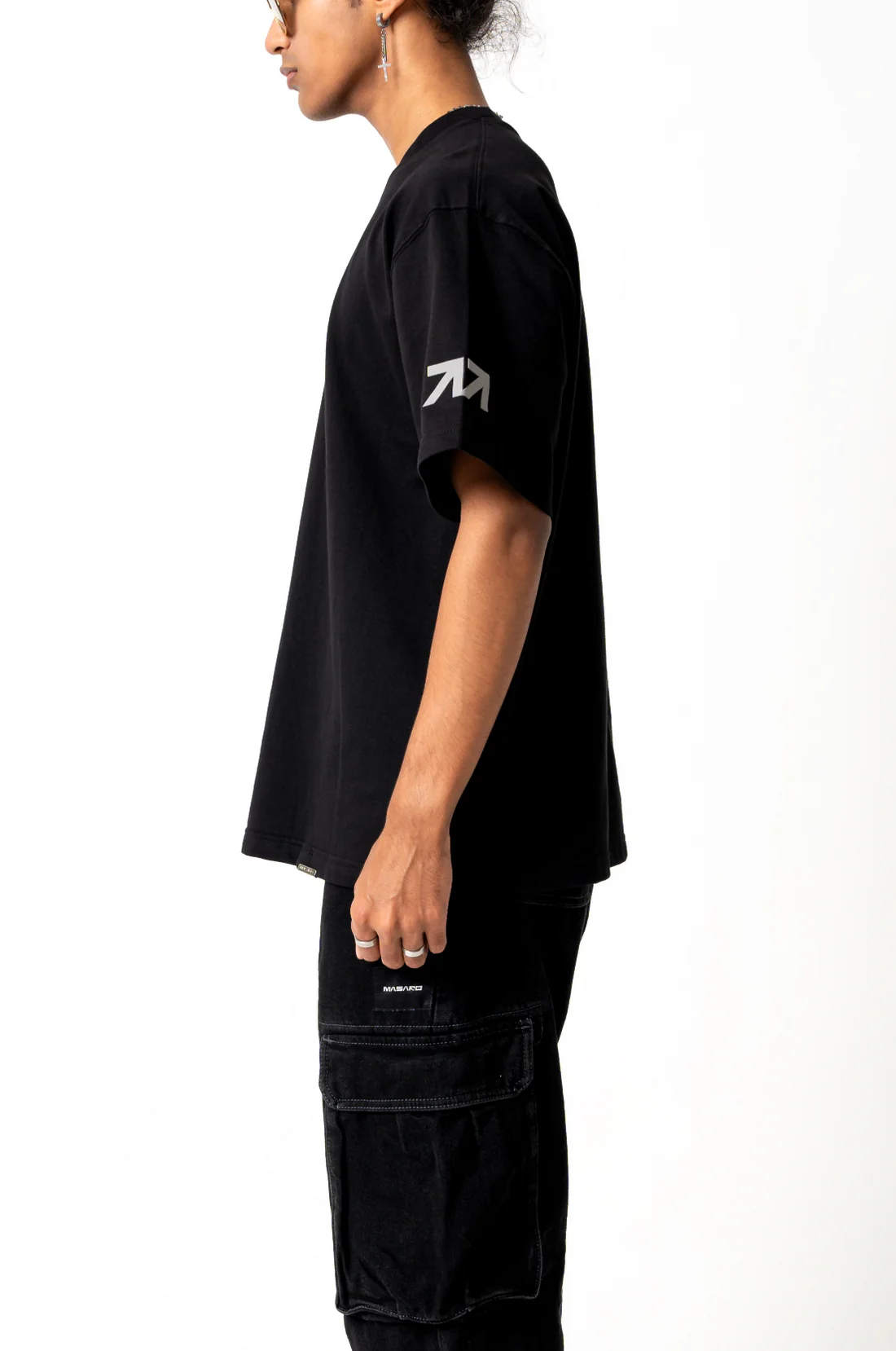 MASARO BASIC TEE- BLACK