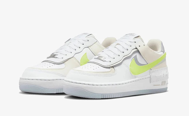 AIR FORCE 1 SHADOW WHITE/LT LEMON TWIST-WOLF GREY
