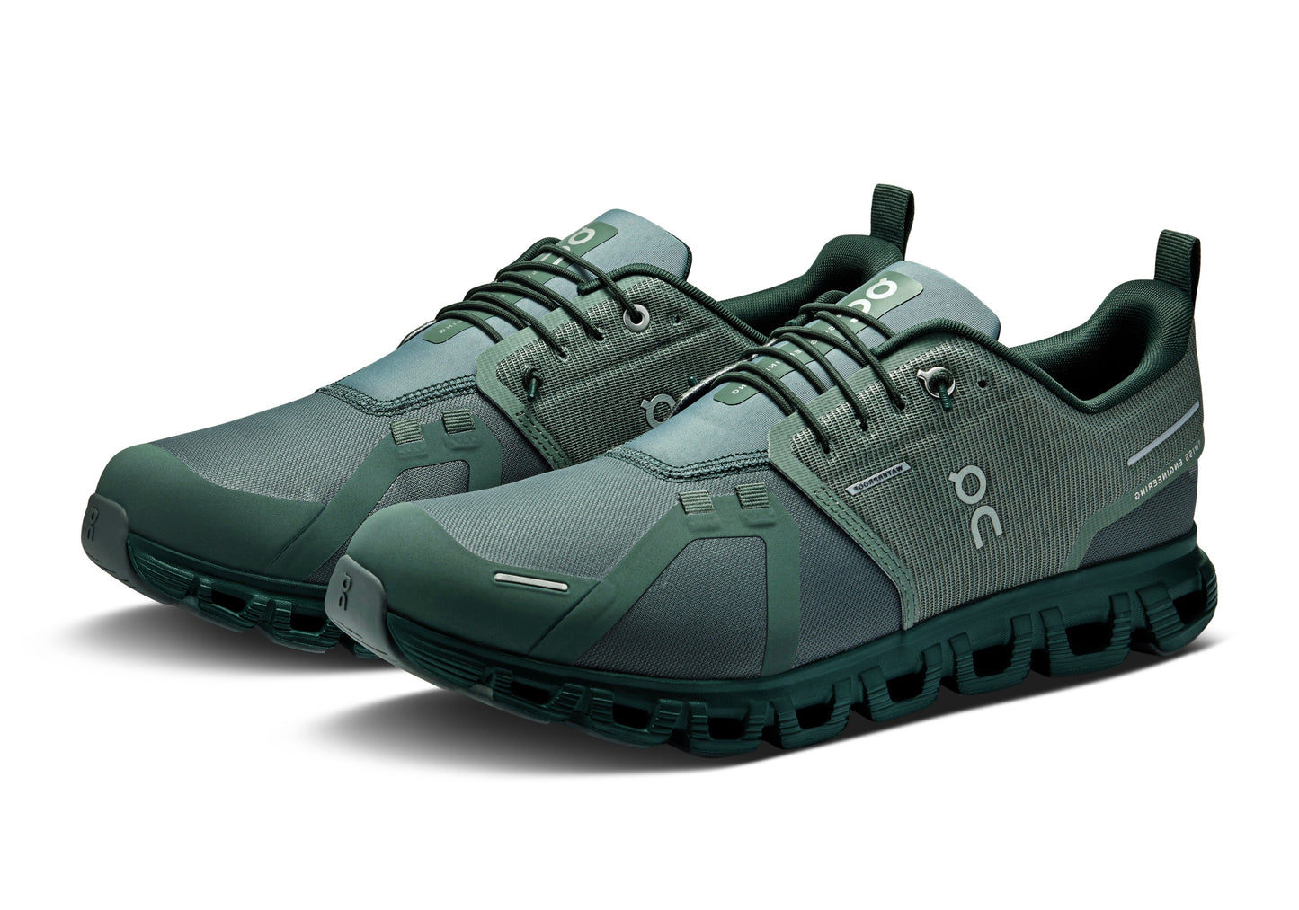 On Running Cloud 6 Water Proof Olive Evergreen