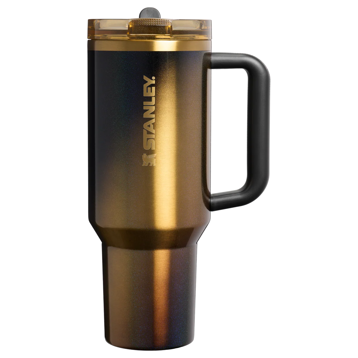 Stanley The Quencher ProTour Flip Straw Tumbler | 40 OZ Black Honey