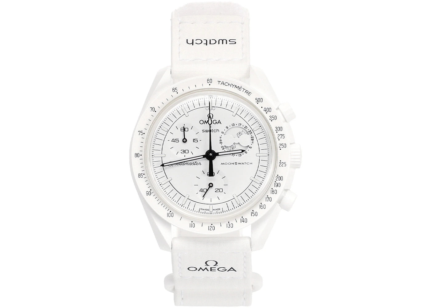 SWATCH X OMEGA BIOCERAMIC MOONSWATCH MISSION TO MOONPHASE SNOOPY