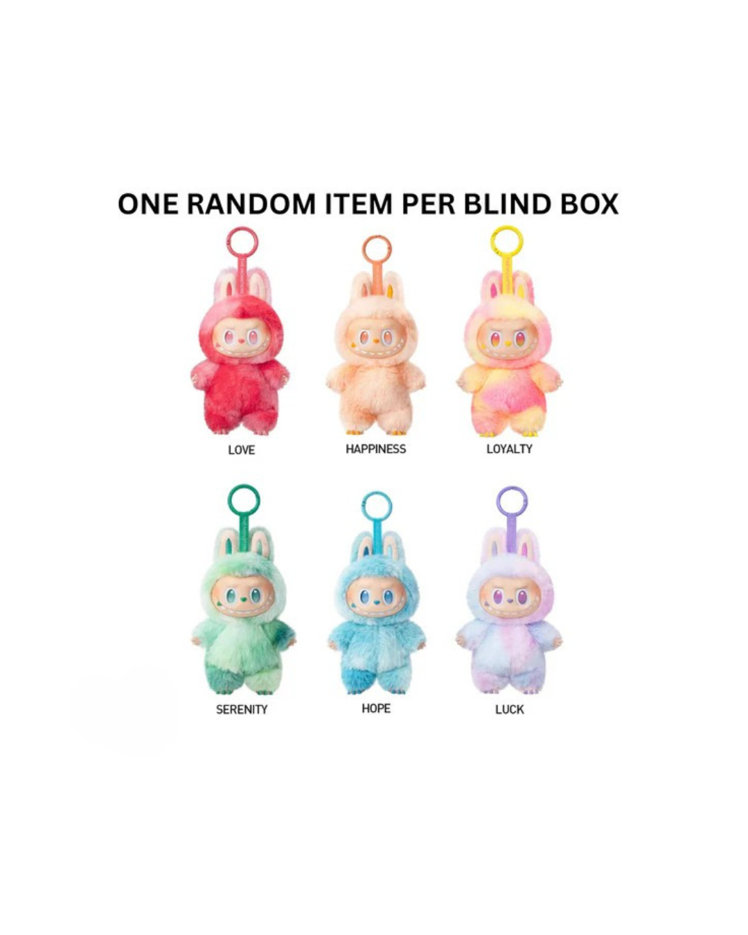 Pop Mart Labubu The Monsters Big into Energy Series Vinyl Plush Pendant Sealed Case (PACK OF 1)