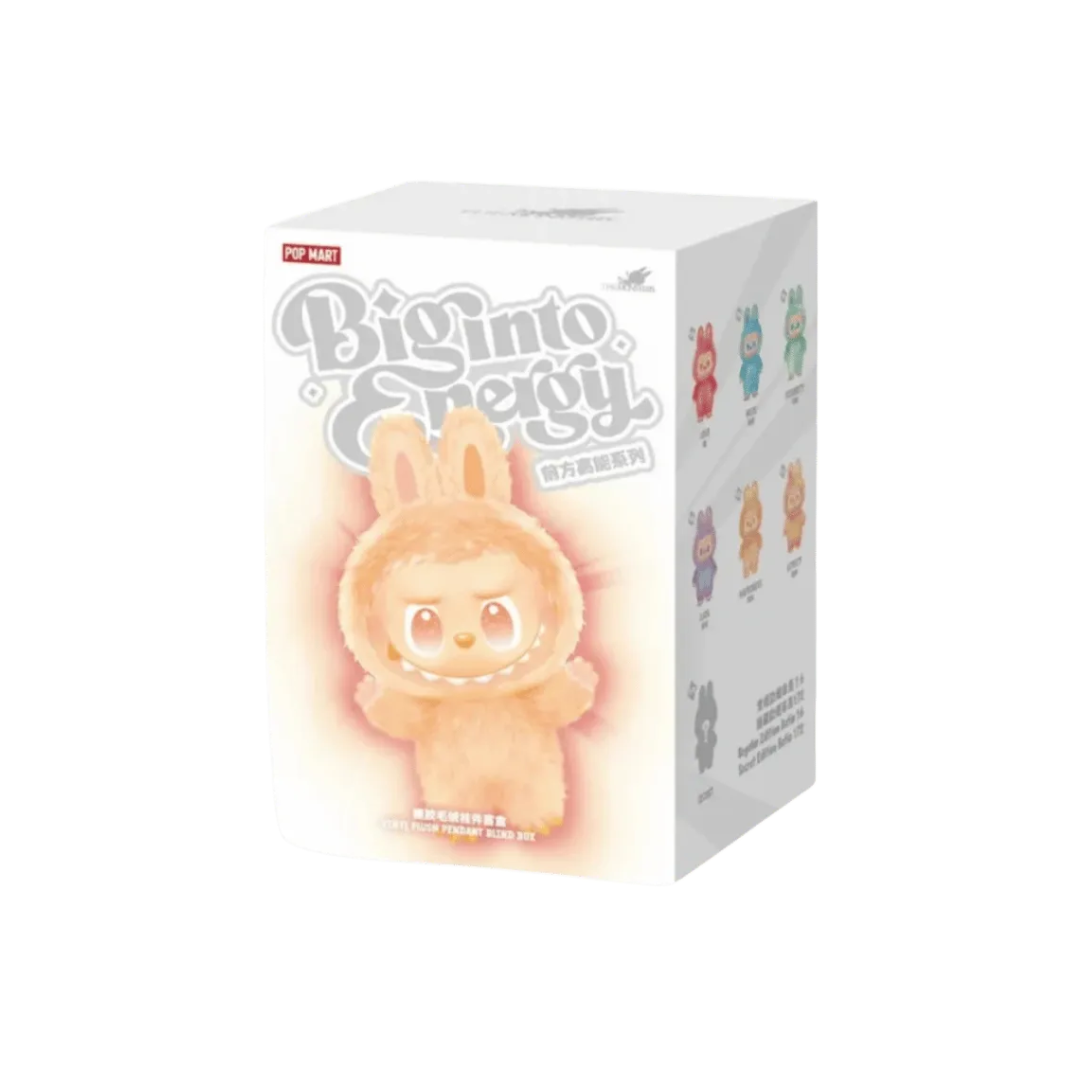 Pop Mart Labubu The Monsters Big into Energy Series Vinyl Plush Pendant Sealed Case (PACK OF 1)