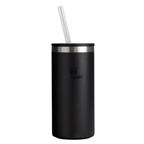 Stanley The Everyday Tall Can Cooler Cup | 15 OZ Black 2.0