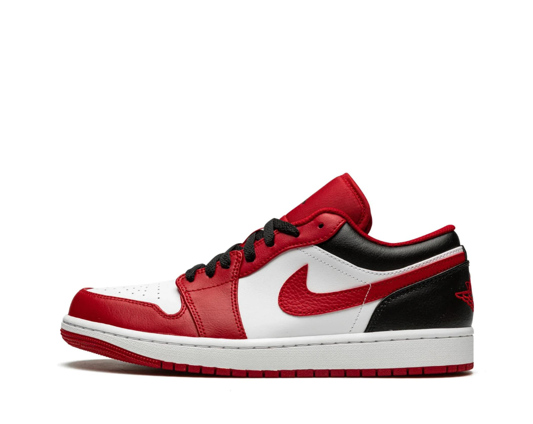 AIR JORDAN 1 LOW REVERSE BLACK TOE BULLS