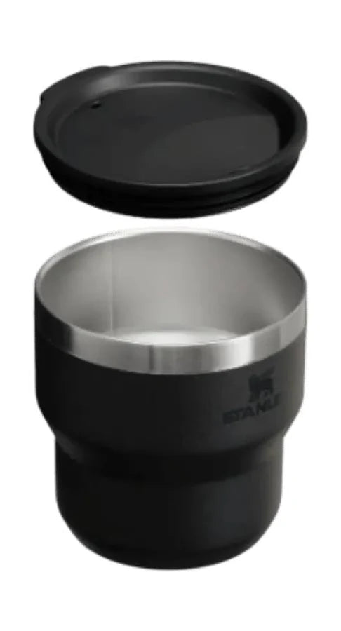 Stanley The Stay-Hot Stacking Cup 2-Piece Set | 10 OZ Black 2.0