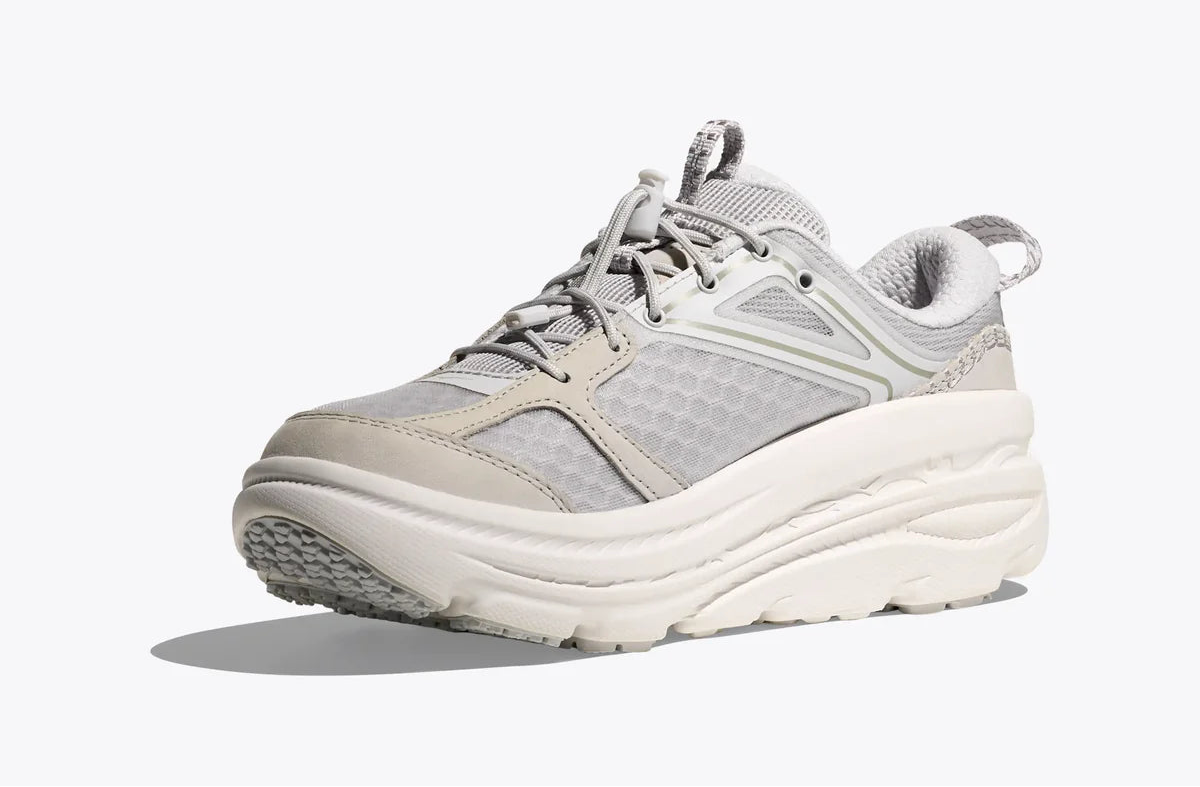 Hoka Bondi B3Ls Cosmic Grey White