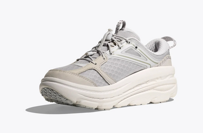 Hoka Bondi B3Ls Cosmic Grey White