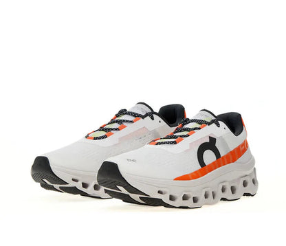 On Running Cloudmonster Undyed White Flame