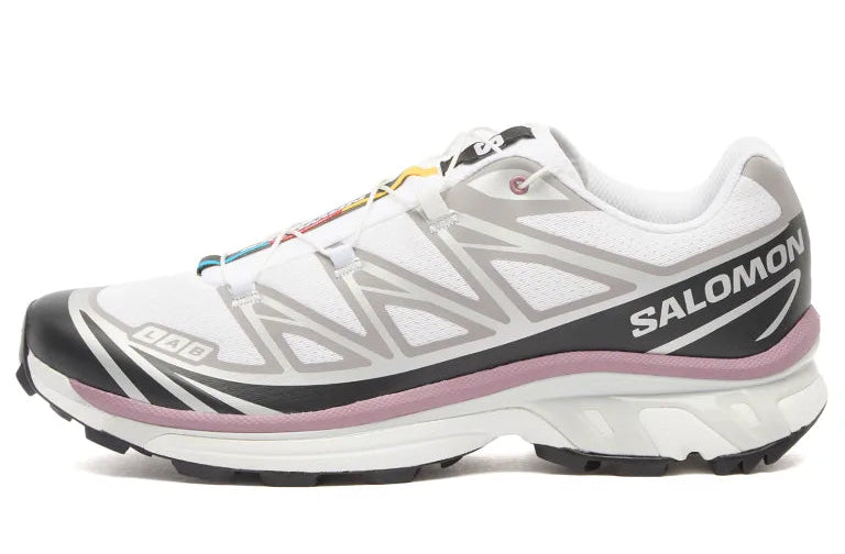 Salomon XT-6 Sneaker White, Black & Dusky Orchid