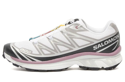 Salomon XT-6 Sneaker White, Black & Dusky Orchid