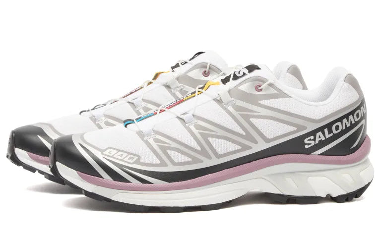 Salomon XT-6 Sneaker White, Black & Dusky Orchid