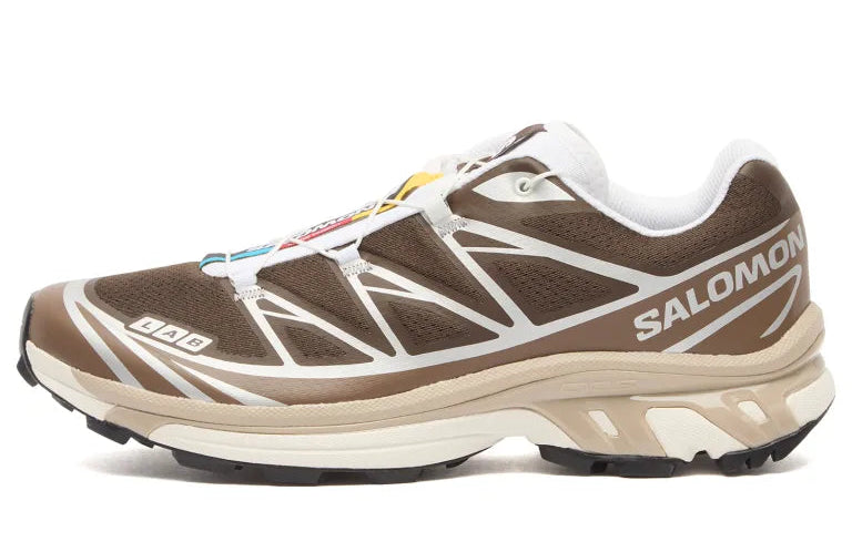Salomon XT-6 Sneaker Earth Brown, Walnut & Ftw Silver