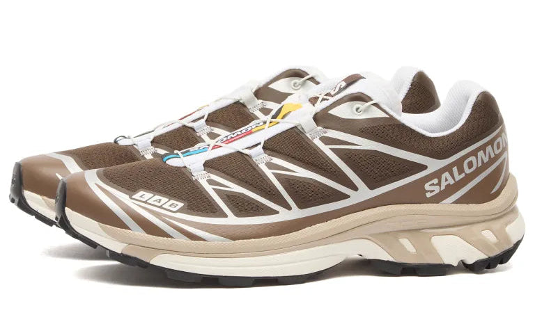 Salomon XT-6 Sneaker Earth Brown, Walnut & Ftw Silver