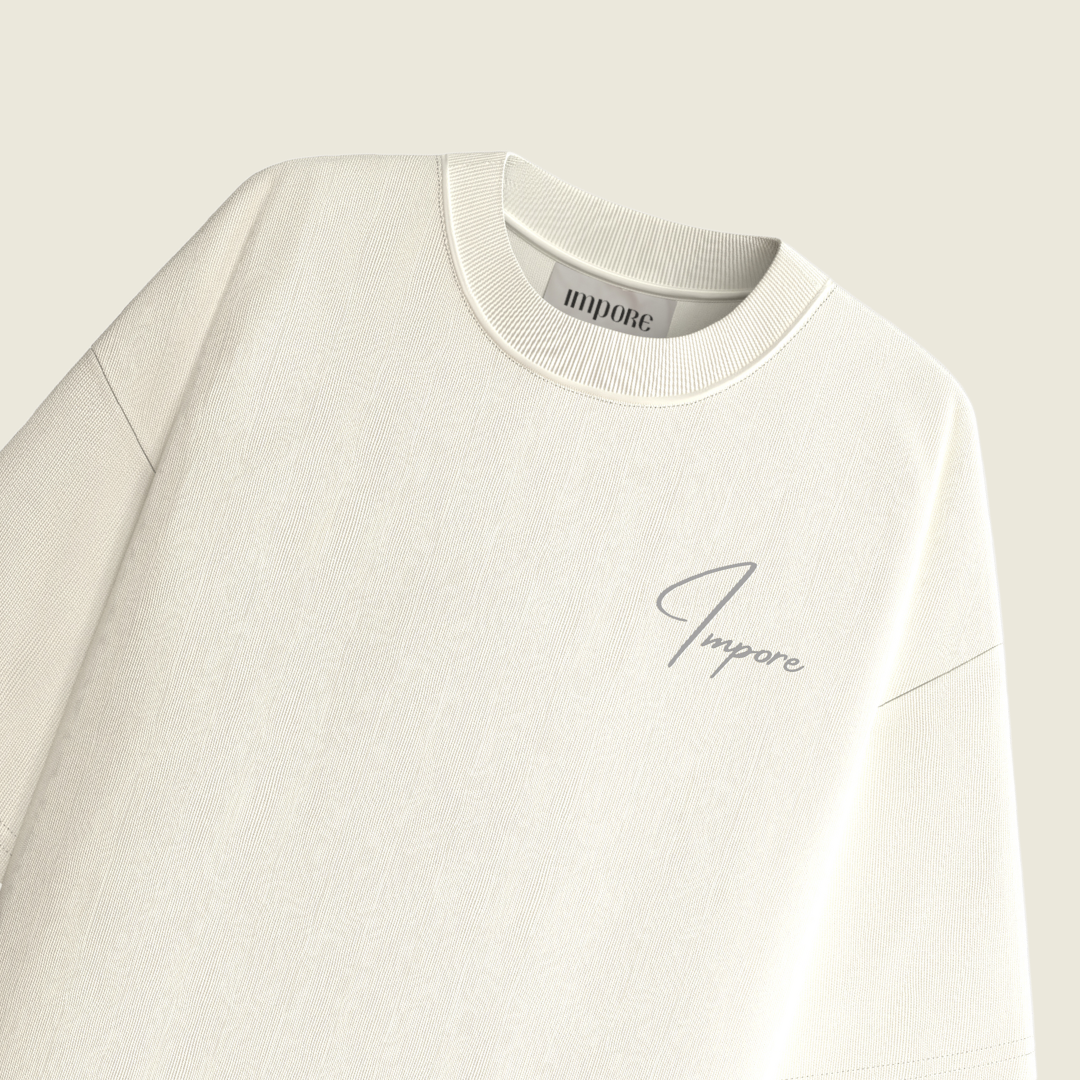 IMPORE SIGNATURE WHITE T-SHIRT