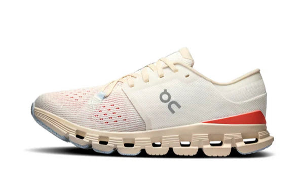 On Running Cloud X 4 Ivory Salmon (W)
