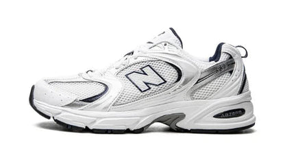 New Balance 530 White Silver Navy