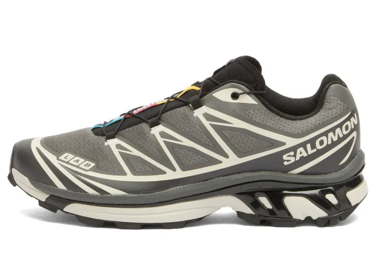 Salomon XT-6 Sneaker Black, Asphalt & Castlerock