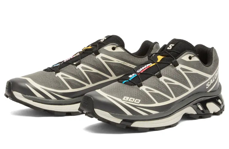 Salomon XT-6 Sneaker Black, Asphalt & Castlerock