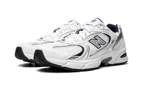 New Balance 530 White Silver Navy