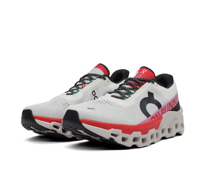 On Running Cloudmonster 2 Ivory Silver Red
