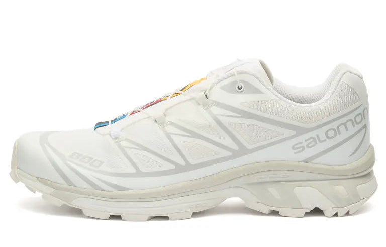 Salomon XT-6 White & Lunar Rock