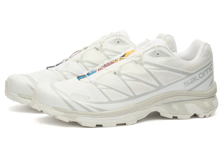 Salomon XT-6 White & Lunar Rock