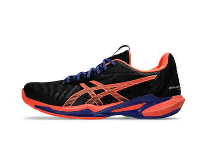 ASICS SOLUTION SPEED FF 3 PADEL Black Vivid Coral