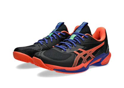 ASICS SOLUTION SPEED FF 3 PADEL Black Vivid Coral