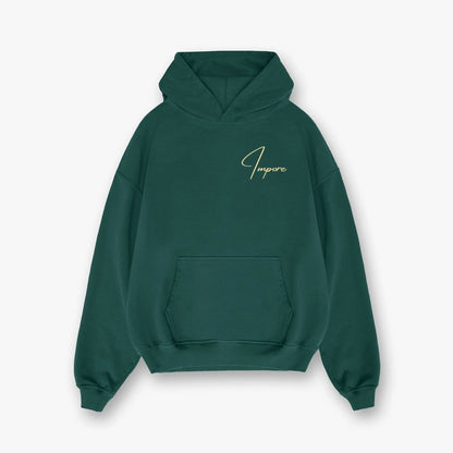 IMPORE GREEN EMBROIDERY HOODIE