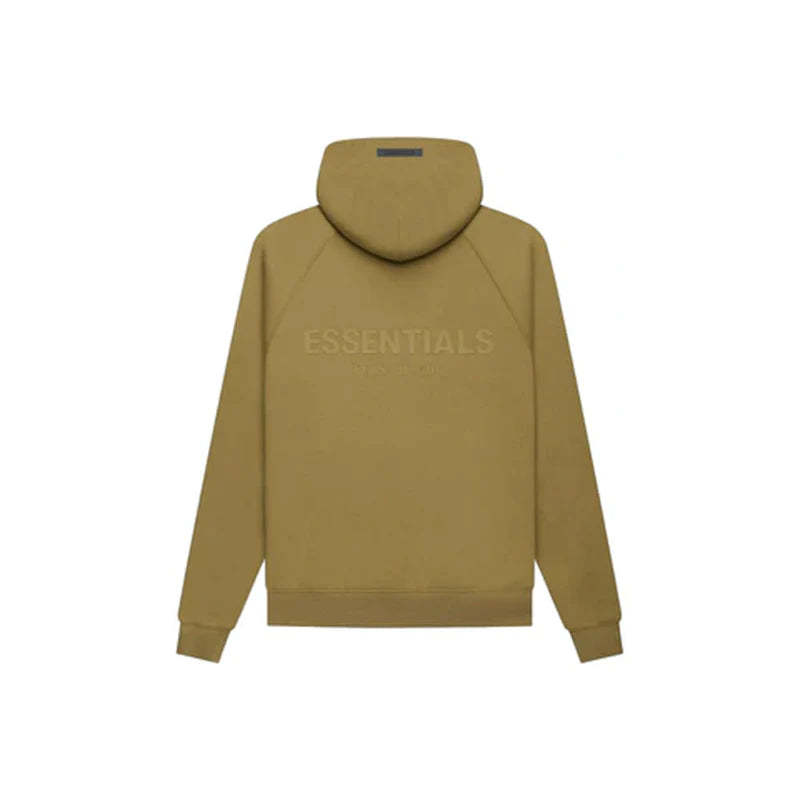 FEAR OF GOD ESSENTIALS PULLOVER HOODIE AMBER
