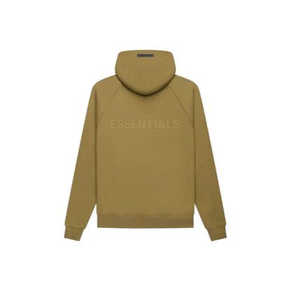 FEAR OF GOD ESSENTIALS PULLOVER HOODIE AMBER