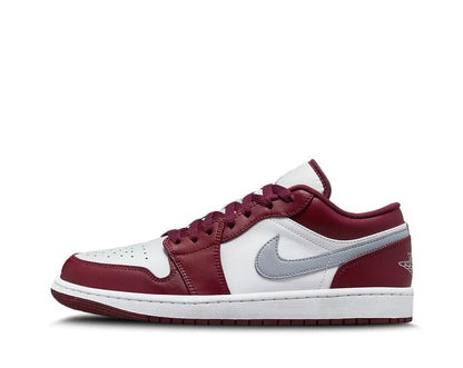 AIR JORDAN 1 LOW WHITE BORDEAUX