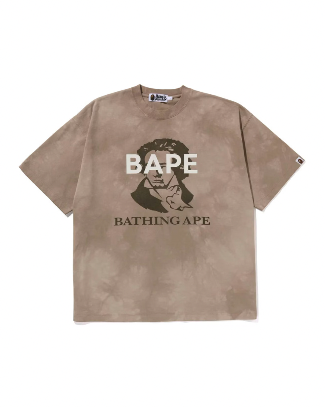 TIE DYE BATHING APE TEE