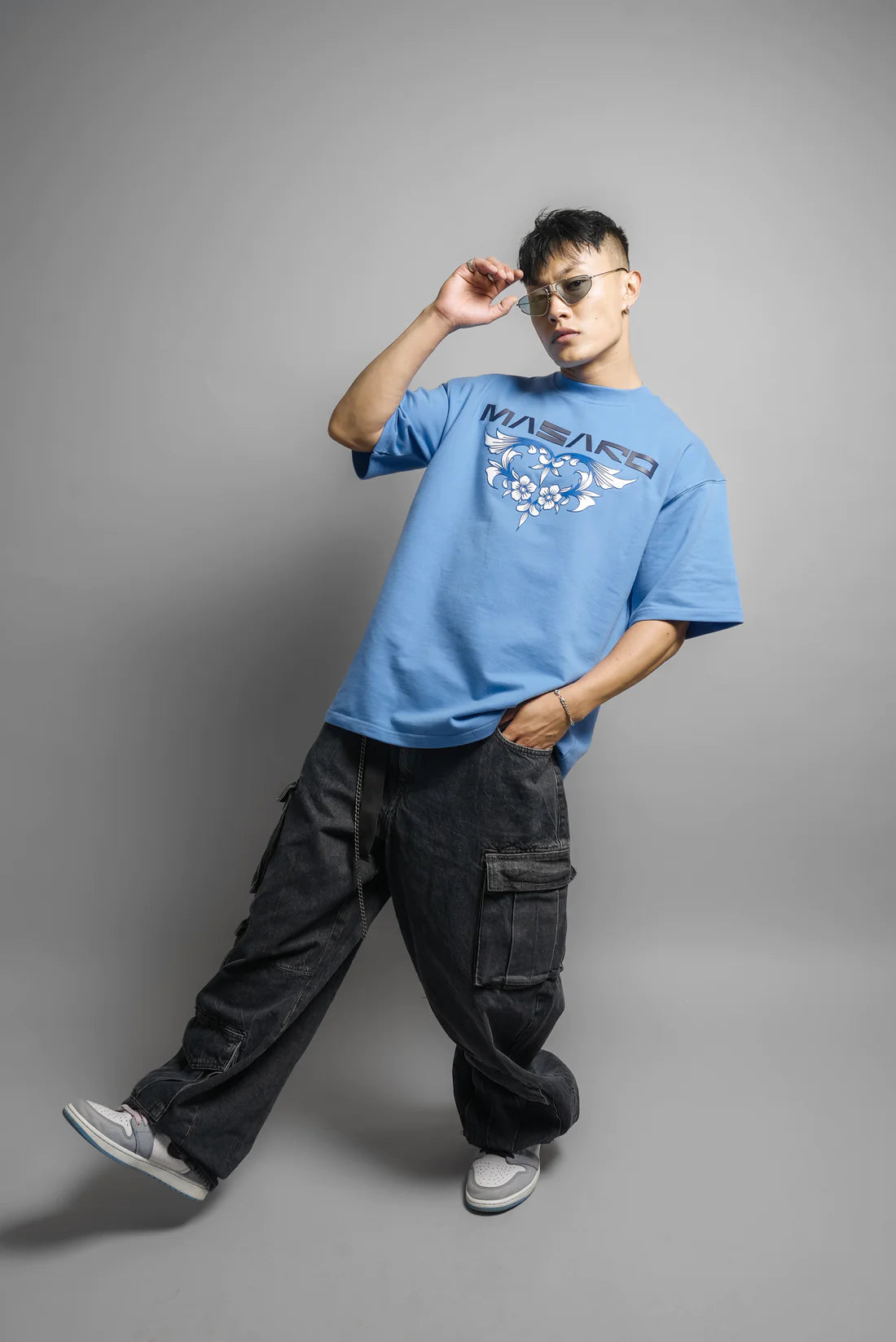 MASARO MOCKINGBIRD T-SHIRT BLUE