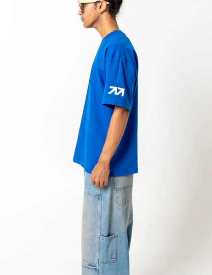 MASARO BASIC TEE - BLUE