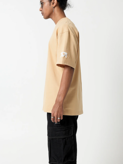 MASARO BASIC TEE - BEIGE