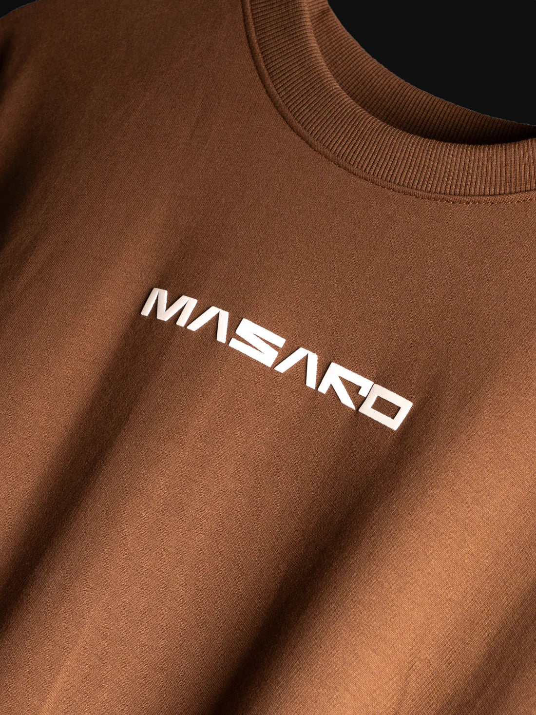 MASARO BASIC TEE - BROWN