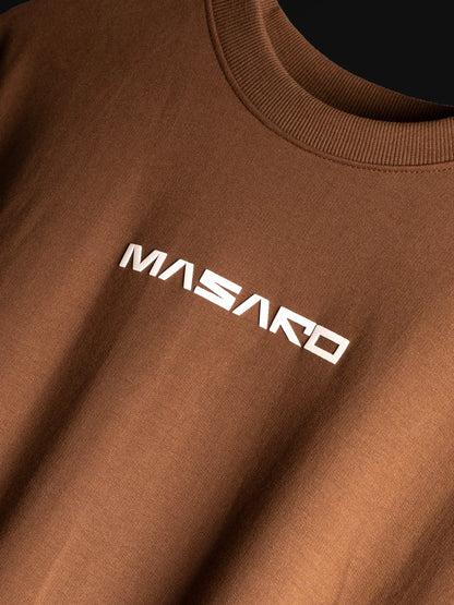 MASARO BASIC TEE - BROWN