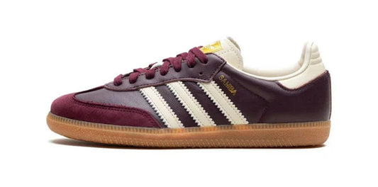 adidas Samba OG Maroon Gold Metallic (W)
