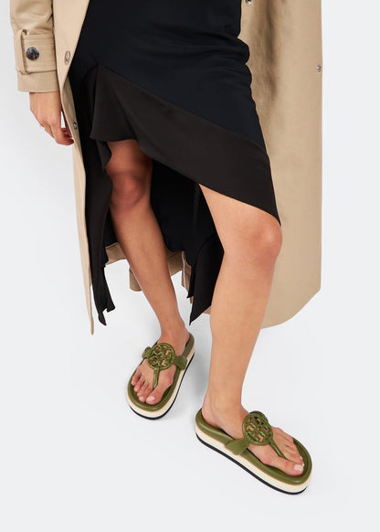 Tory Burch Women's Miller Cloud Puff Sandals Green