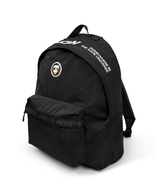 AAPE Moonface patch backpack