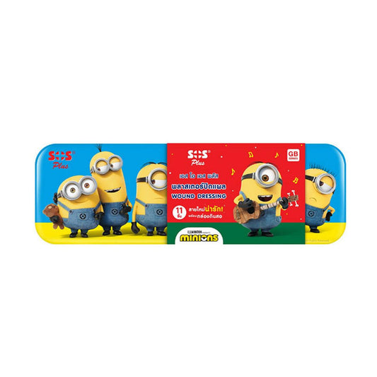 SOS PLUS MINIONS WOUND DRESSING PLASTER SET, BOX OF 11