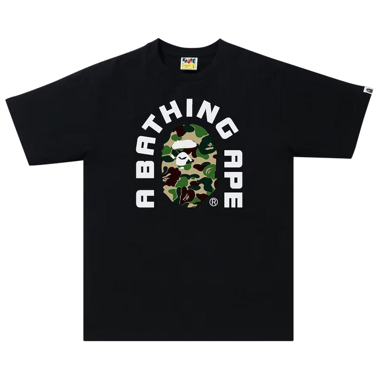BAPE ABC COLLEGE LOGO BLACK