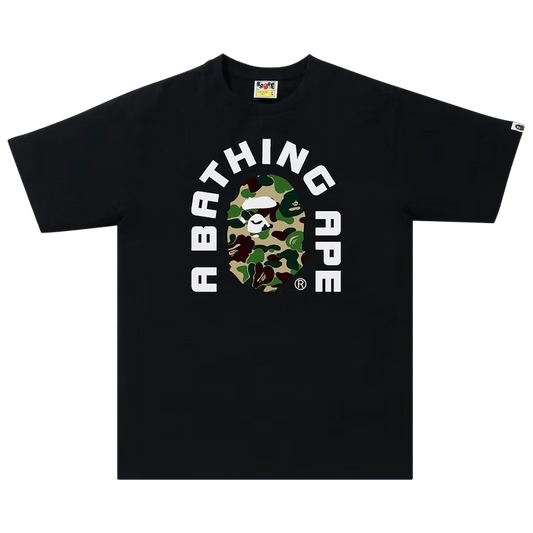 BAPE ABC COLLEGE LOGO BLACK